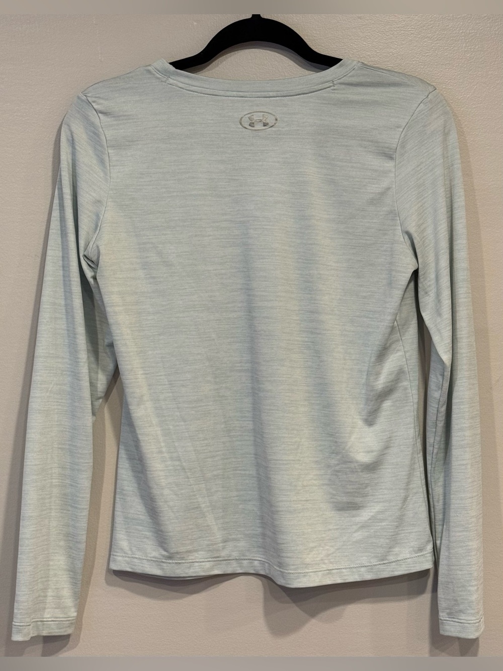 Under Armour Heatgear Loose Long-Sleeve Crewneck Light Blue Top Women’s Small - Picture 2 of 6